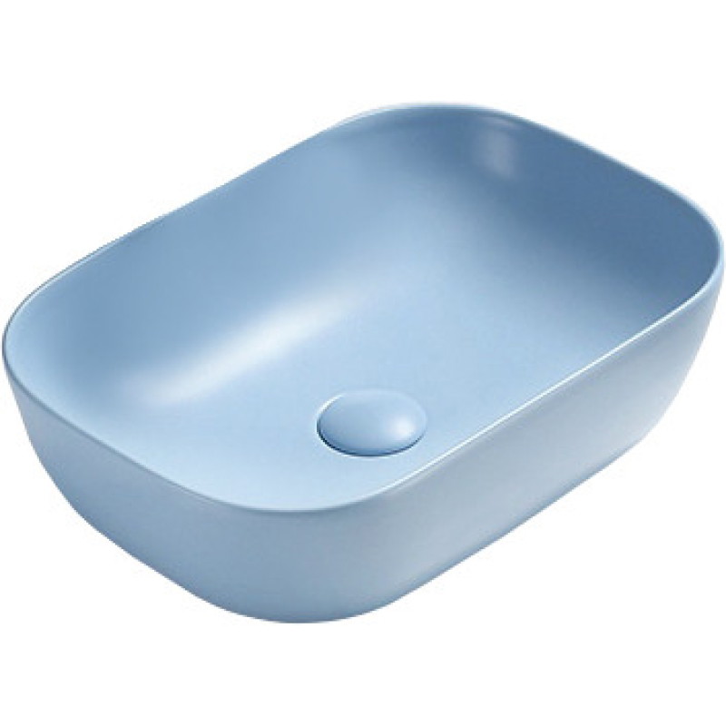 Mexen Rita 45 x 32 cm Aufsatzwaschbecken, mattes Blau - 21084549