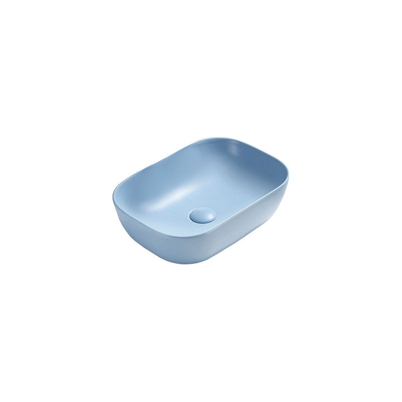 Mexen Rita opbouw waskom 45 x 32 cm, blauwe mat - 21084549