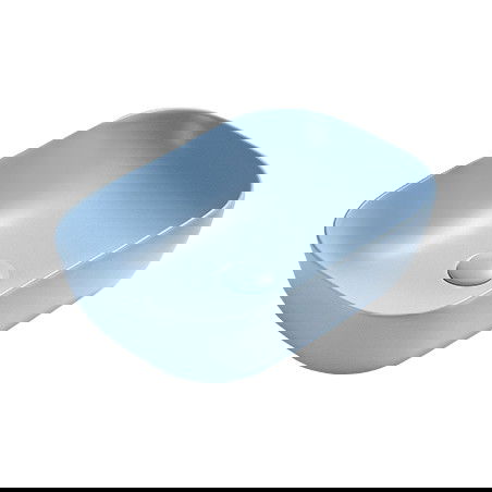 Mexen Rita lavatório de bancada 45 x 32 cm, azul mate - 21084549