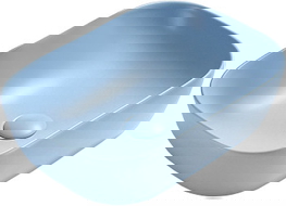 Mexen Rita lavabo da appoggio 45 x 32 cm, blu opaco - 21084549