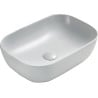 Mexen Rita countertop washbasin 45 x 32 cm, platinum matte - 21084563