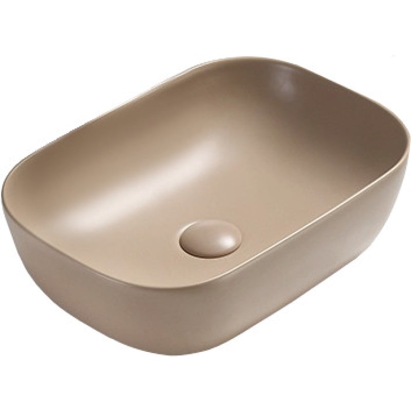 Mexen Rita countertop washbasin 45 x 32 cm, matte cappuccino - 21084564