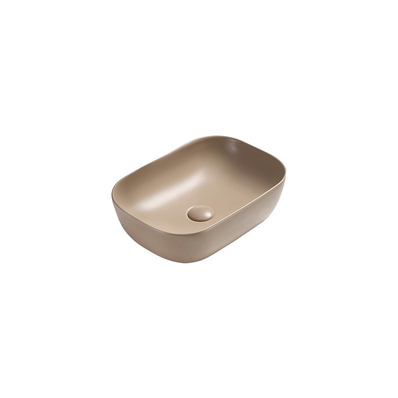 Mexen Rita opbouw waskom 45 x 32 cm, cappuccino mat - 21084564