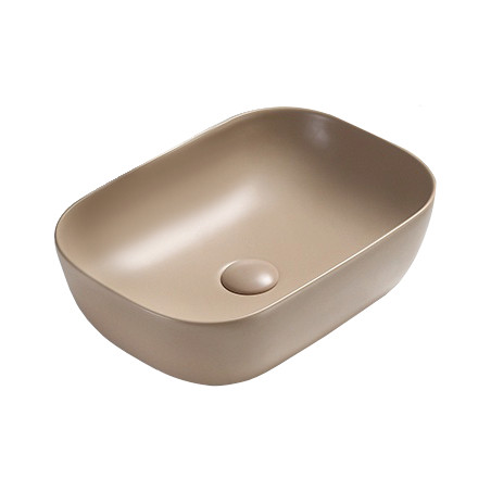 Mexen Rita opbouw waskom 45 x 32 cm, cappuccino mat - 21084564
