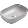Mexen Rita lavabo da appoggio 45 x 32 cm, grigio opaco - 21084567