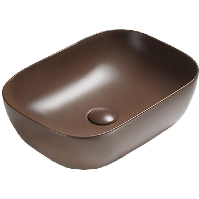 Mexen Rita countertop sink 45 x 32 cm, matte brown - 21084568