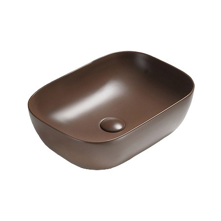 Mexen Rita opbouw waskom 45 x 32 cm, bruin mat - 21084568