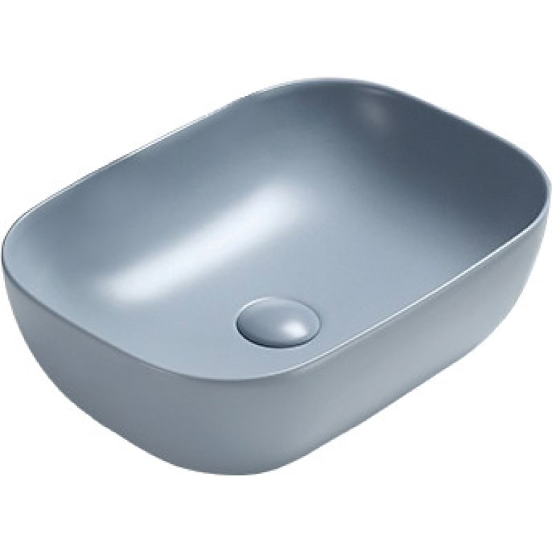 Mexen Rita countertop washbasin 45 x 32 cm, gray-blue matte - 21084569