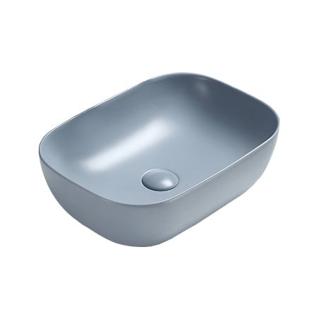 Mexen Rita lavatório de bancada 45 x 32 cm, cinza-azul mate - 21084569
