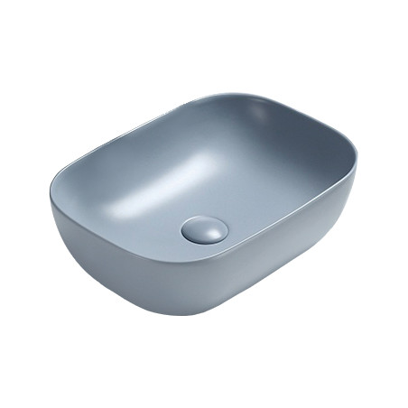 Mexen Rita umivalnik nad pultom 45 x 32 cm, sivo-modra mat - 21084569