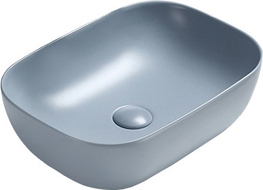 Mexen Rita countertop washbasin 45 x 32 cm, gray-blue matte - 21084569