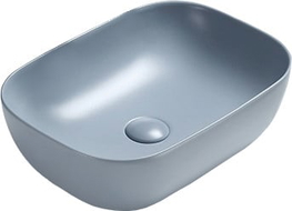 Mexen Rita lauapealne valamu 45 x 32 cm, hall-sinine matt - 21084569