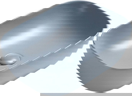 Mexen Rita ovanpåliggande handfat 45 x 32 cm, grå-blå matt - 21084569