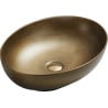 Mexen Iko countertop washbasin 52 x 39 cm, antique gold - 22245253