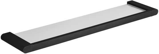 Mexen Adox hangende glazen plank, zwart - 7018237-70
