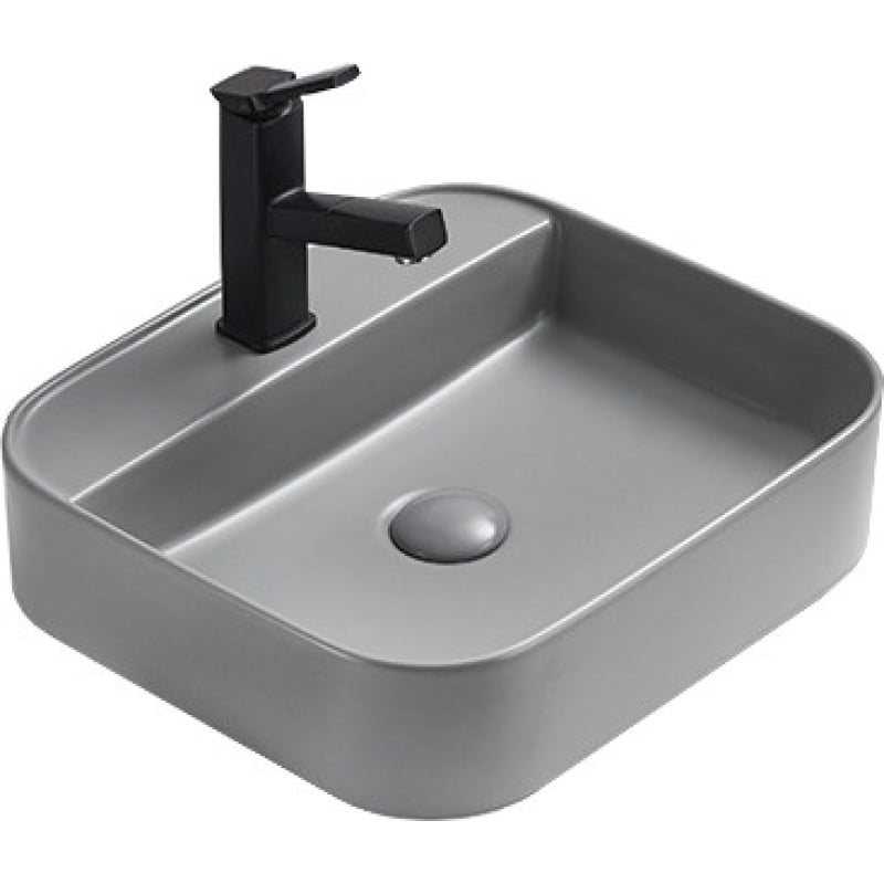 Mexen Sofia countertop washbasin 50 x 40 cm, light gray matte - 22155061