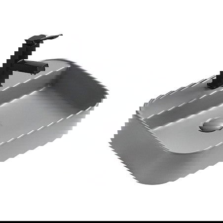 Mexen Sofia lavabo sobre encimera 50 x 40 cm, gris claro mate - 22155061