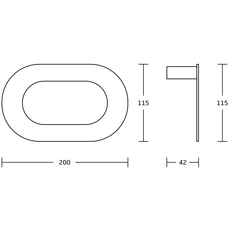 Mexen Adox κρεμάστρα για πετσέτα, μαύρη - 7018232-70