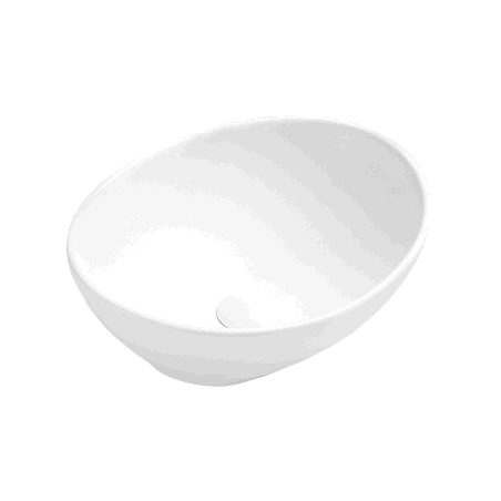 Mexen Elza lavabo à poser 40 x 33 cm, blanc mat - 21014001