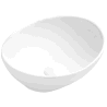 Mexen Elza lavabo à poser 40 x 33 cm, blanc mat - 21014001