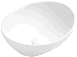 Mexen Elza lavabo sobre encimera 40 x 33 cm, blanco mate - 21014001