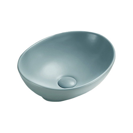 Mexen Elza lavabo de sobreponer 40 x 33 cm, verde claro mate - 21014048