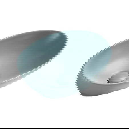 Mexen Elza lavatório de bancada 40 x 33 cm, verde claro mate - 21014048