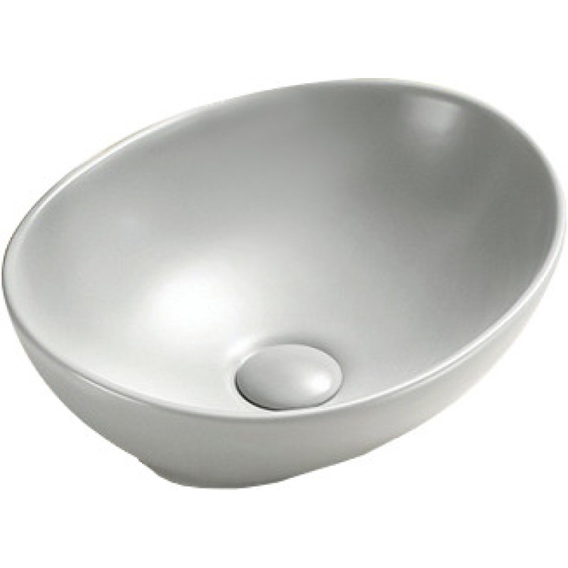 Mexen Elza lavabo de superficie de 40 x 33 cm, platino mate - 21014063