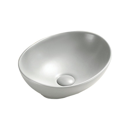 Mexen Elza lavabo de superficie de 40 x 33 cm, platino mate - 21014063