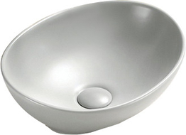 Mexen Elza countertop sink 40 x 33 cm, platinum matte - 21014063