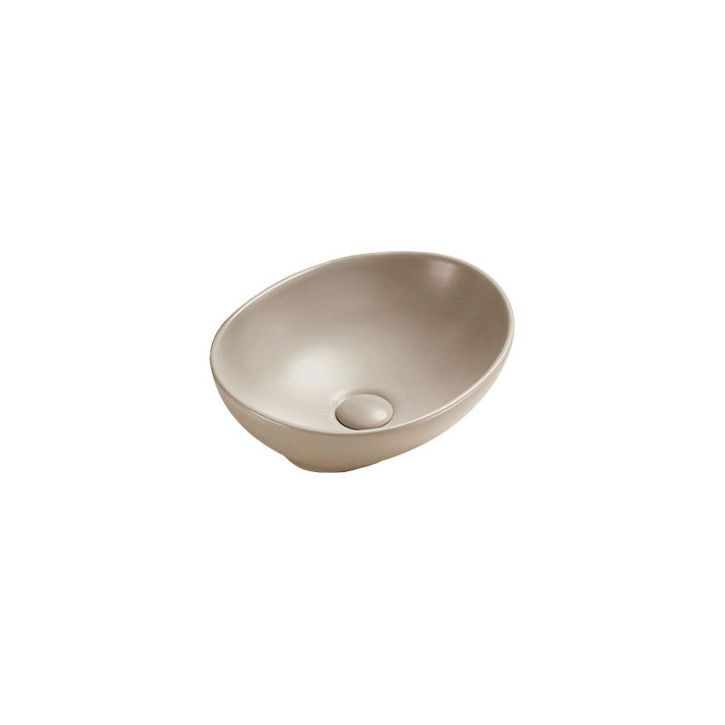 Mexen Elza countertop basin 40 x 33 cm, matte cappuccino - 21014064