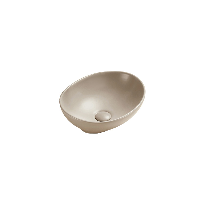 Mexen Elza opbouw waskom 40 x 33 cm, cappuccino mat - 21014064