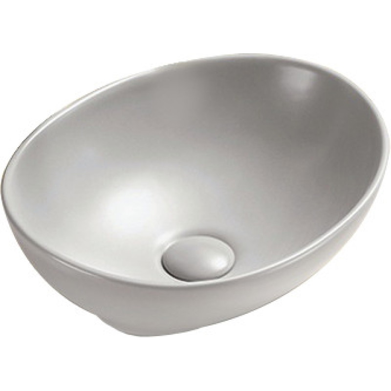 Mexen Elza countertop washbasin 40 x 33 cm, matte gray - 21014067