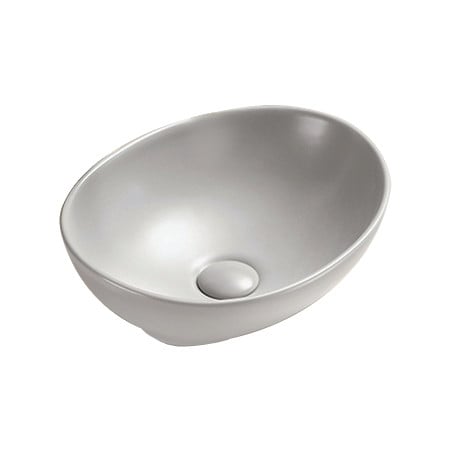 Mexen Elza lavabo da appoggio 40 x 33 cm, grigio opaco - 21014067