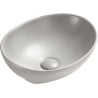 Mexen Elza lavabo da appoggio 40 x 33 cm, grigio opaco - 21014067