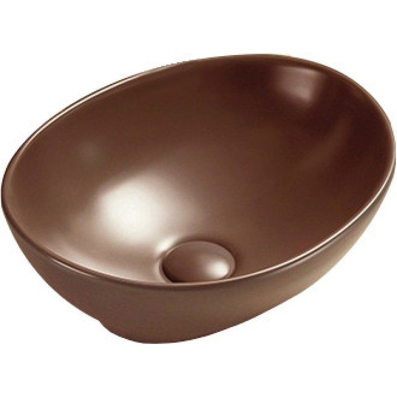 Mexen Elza countertop sink 40 x 33 cm, matte brown - 21014068