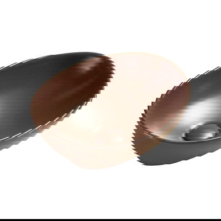 Mexen Elza lavabo sobre encimera de 40 x 33 cm, marrón mate - 21014068