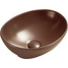 Mexen Elza countertop sink 40 x 33 cm, matte brown - 21014068