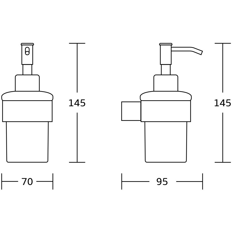Mexen Adox tvåldispenser, guld - 70182388-50