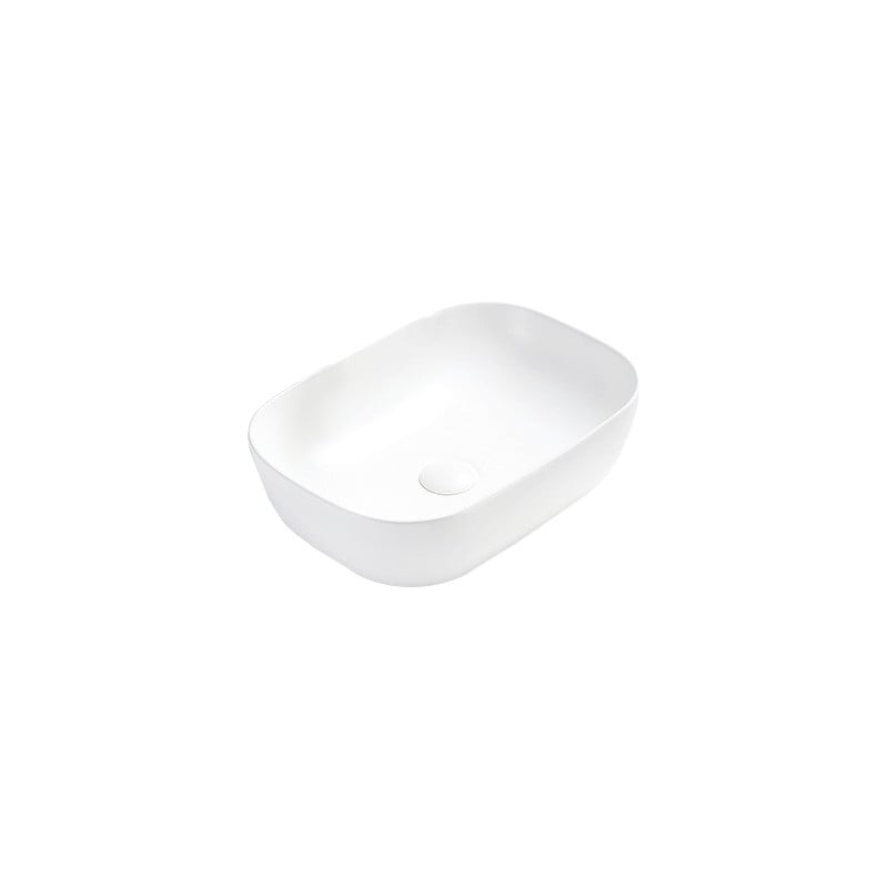 Mexen Rita countertop washbasin 45 x 32 cm, matte white - 21084501