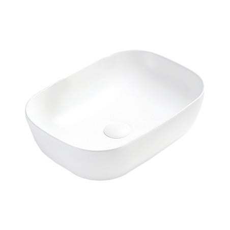 Mexen Rita lavabo da appoggio 45 x 32 cm, bianco opaco - 21084501
