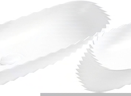 Mexen Rita lavabo da appoggio 45 x 32 cm, bianco opaco - 21084501