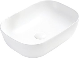 Mexen Rita umivaonik za na radnu ploču 45 x 32 cm, bijeli mat - 21084501