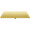 Mexen Slim soffione doccia 30 x 30 cm, oro - 79130-50