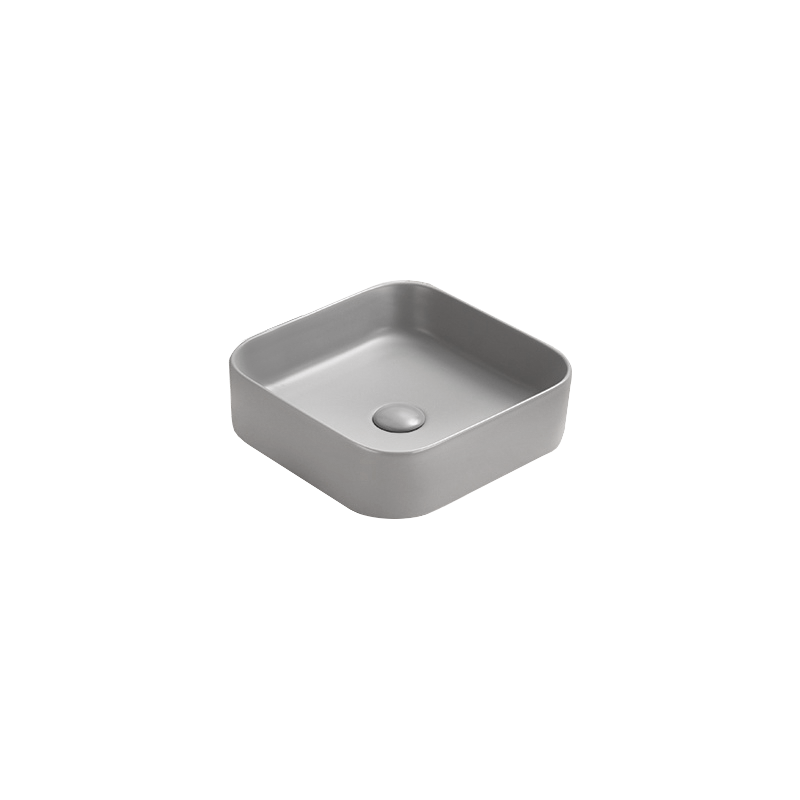 Mexen Vena countertop washbasin 37 x 37 cm, light grey mat - 22193761