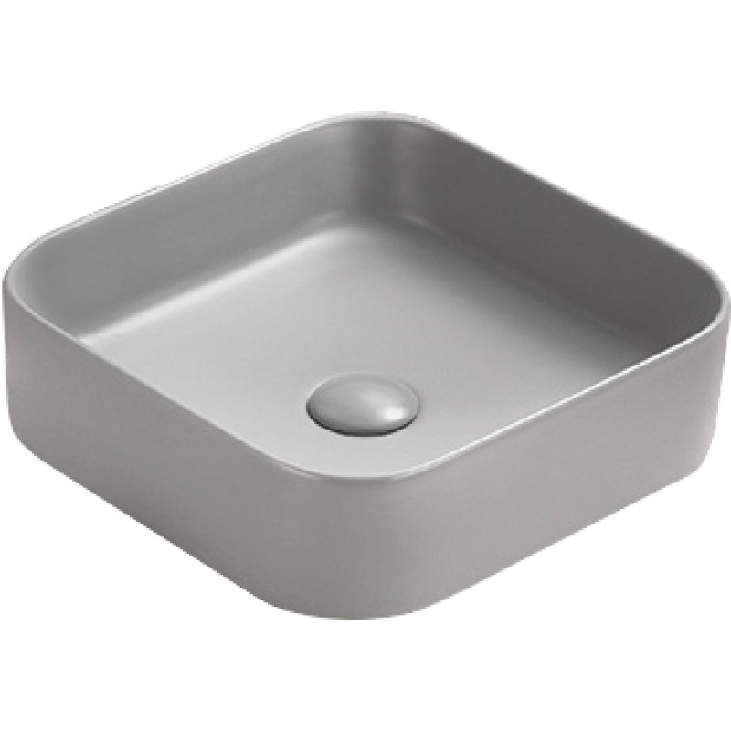Mexen Vena lauapealne valamu 37 x 37 cm, helehall matt - 22193761