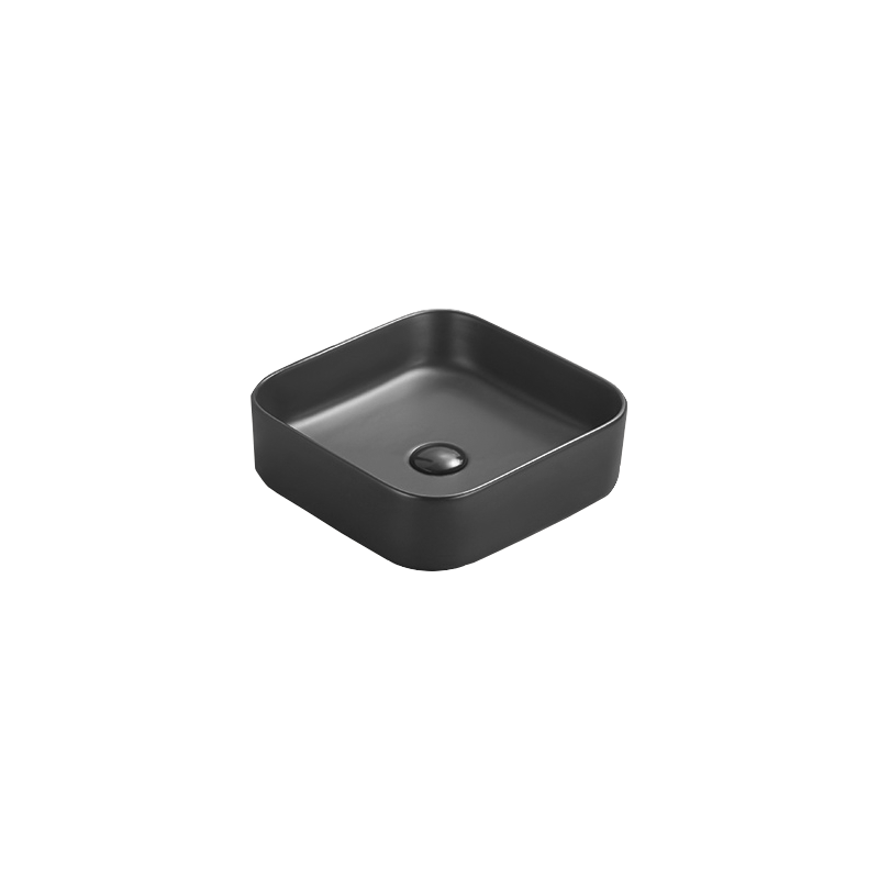 Mexen Vena tasolle asennettava pesuallas 37 x 37 cm, musta matta - 22193785