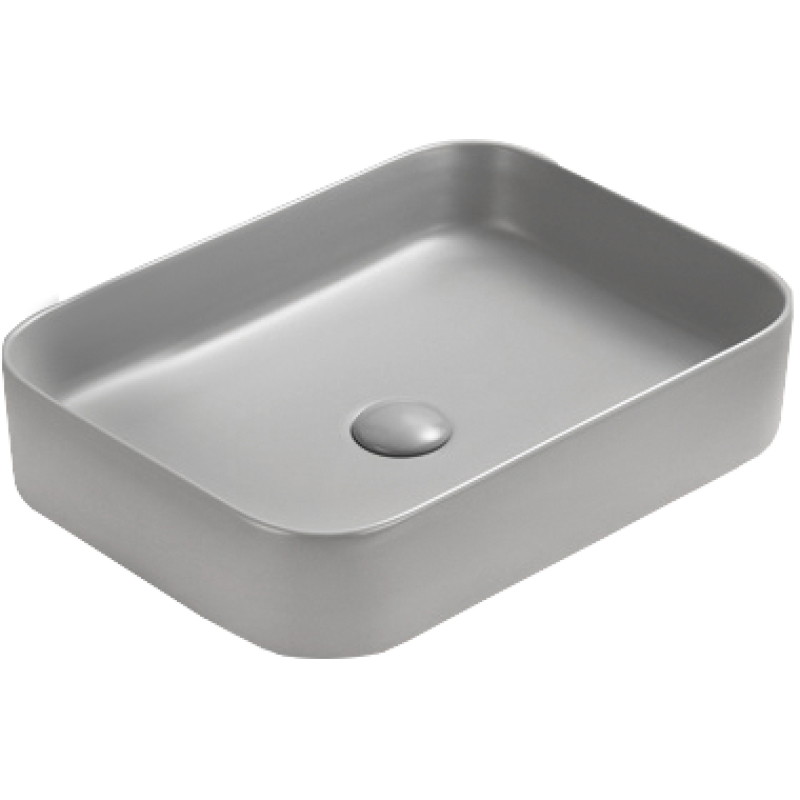 Mexen Vena countertop washbasin 50 x 37 cm, light gray matte - 22195061
