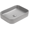 Mexen Vena countertop washbasin 50 x 37 cm, light gray matte - 22195061