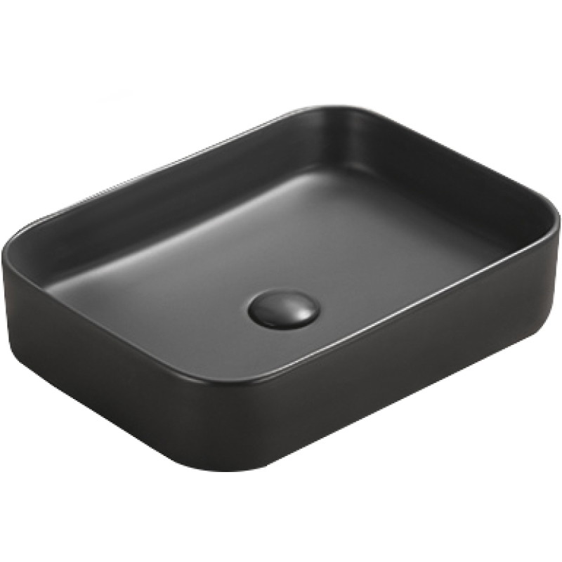 Mexen Vena opbouw wasbak 50 x 37 cm, zwart mat - 22195085
